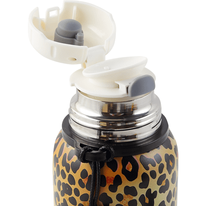 Термос "Леопард", 600 мл, желтый, черный - 3