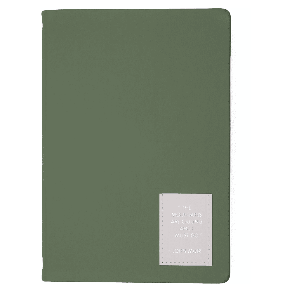 Ежедневник недатированный "Nuances. Эвкалипт", A5, 152 листа, зеленый - 2