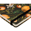 Книга записная "Flora. Paradise. Oranges", A5, 100 листов, линейка, твердая обложка, зеленый, оранжевый - 3