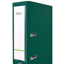 Папка-регистратор "Yesli:", А4, 75 мм, ПВХ, зеленый