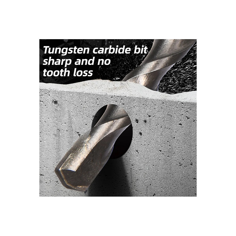 Бур по бетону Deli YS EDH-Y12160, 12x160 мм, SDS-PLUS - 5 Бур по бетону Deli YS EDH-Y12160, 12x160 мм, SDS-PLUS - 5