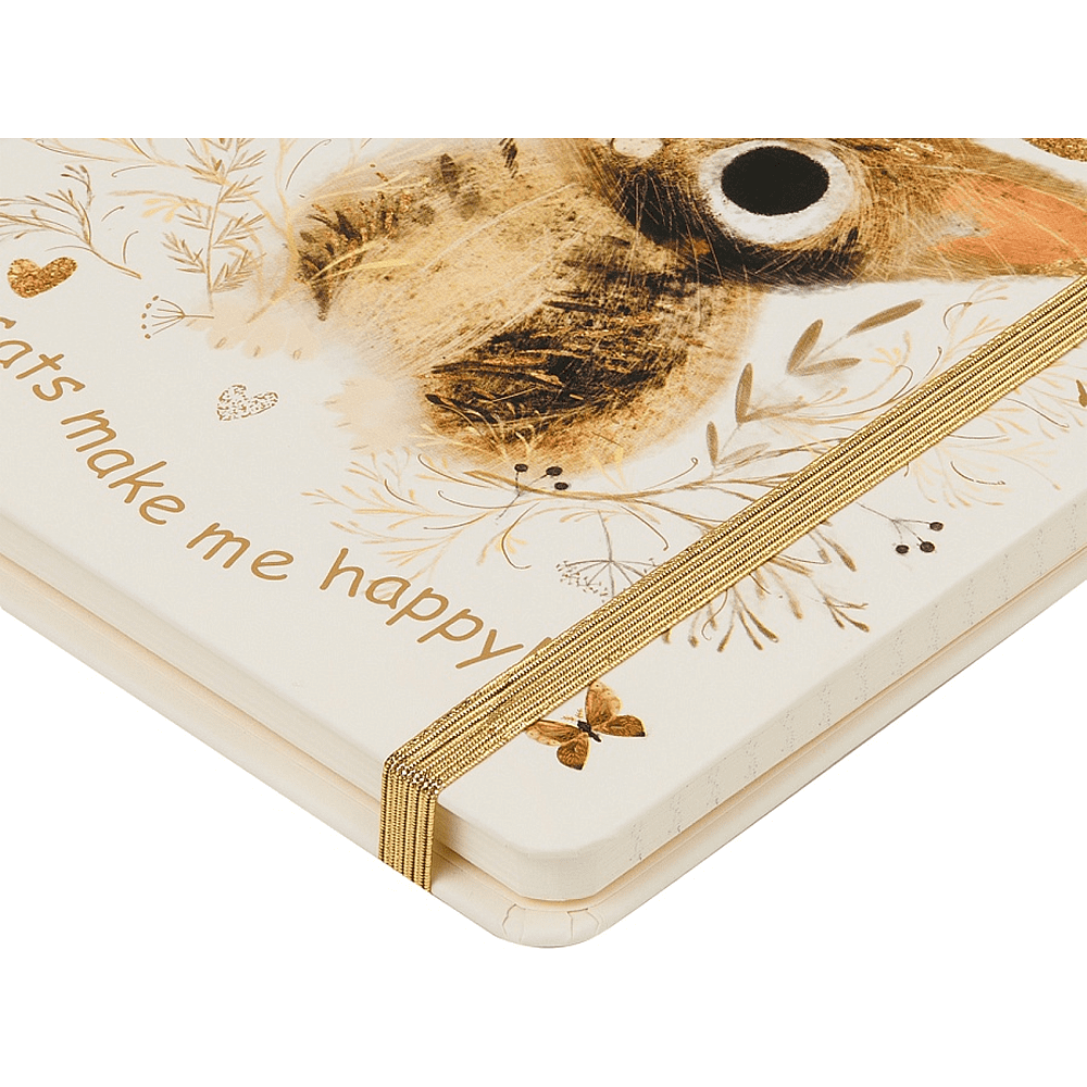 Книга записная "Love me. Милый котик", A5, 100 листов, линейка, бежевый - 3