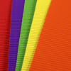 Картон цветной набор "200739", А4, 5 цветов, 5 листов, немелованный, гофрированный - 2