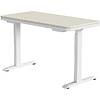 Стол с электроприводом двухмоторный AOKE HOME WOOD, цвет белый/береза  - 7