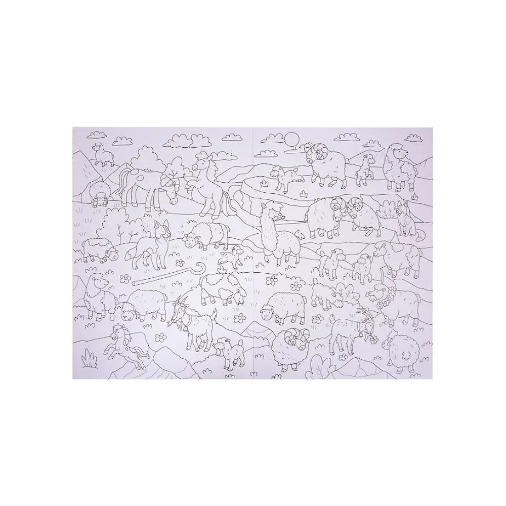 Раскраска "Раскраска-виммельбух. Домашние животные" - 3