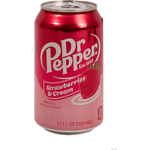 Напиток "Dr.Pepper", вкус клубничный крем, 0.355 л