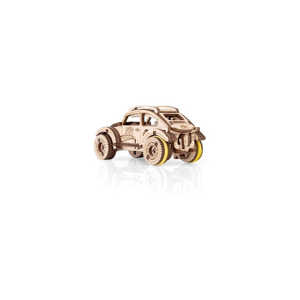 Конструктор 3D "Багги", механический, деревянный - 3