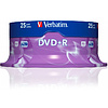 Диск Verbatim на шпинделе, DVD-R, 4.7 гб, круглый бокс, 25 шт - 2