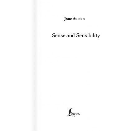 Книга на английском языке "Sense and Sensibility", Остин Дж.  - 4