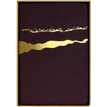 Ежедневник недатированный "Софт-тач", А5, 240 страниц, бордовый - 3