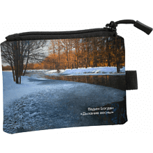 Кошелек "Дыхание весны”, Вадим Богдан, текстиль, разноцветный