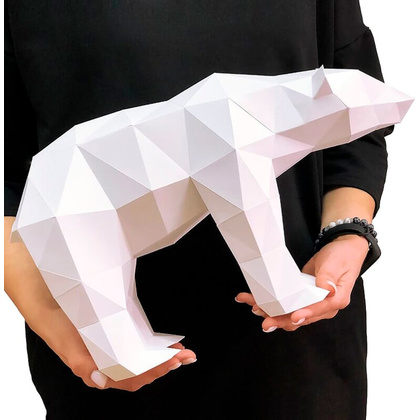 Набор для 3D моделирования "Полярный медведь", белый - 4