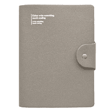 Ежедневник датированный "Prague" на 2026 год, А5, 320 страниц, серо-бежевый