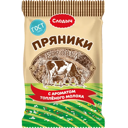 Пряники "Коровка", 300 гр, с ароматом топленого молока