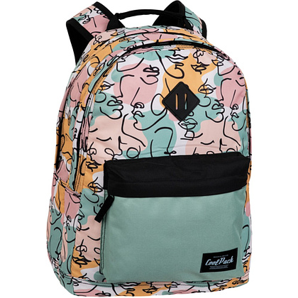 Рюкзак школьный CoolPack "Art deco", разноцветный