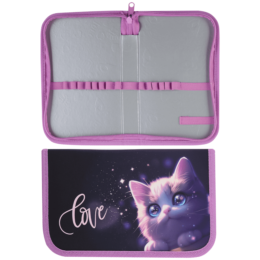 Пенал-книжка "Love cat", 1 отделение - 3