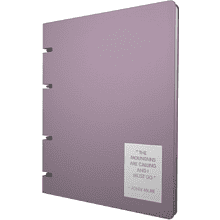 Тетрадь "Nuances. Эустома", А5, 120 листов, клетка, фиолетовый