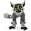 Игрушка 3D "Лемур Лем цветной" - 2