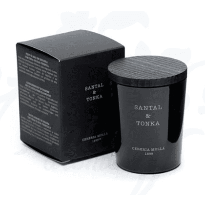 Свеча ароматическая CERERIA MOLLA "Santal & Tonka", 70 гр, подарочная упаковка