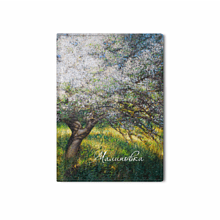 Обложка для паспорта "Май", Вадим Богдан, натуральная кожа, разноцветный