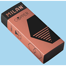 Ластик Milan "320 Copper series", черный