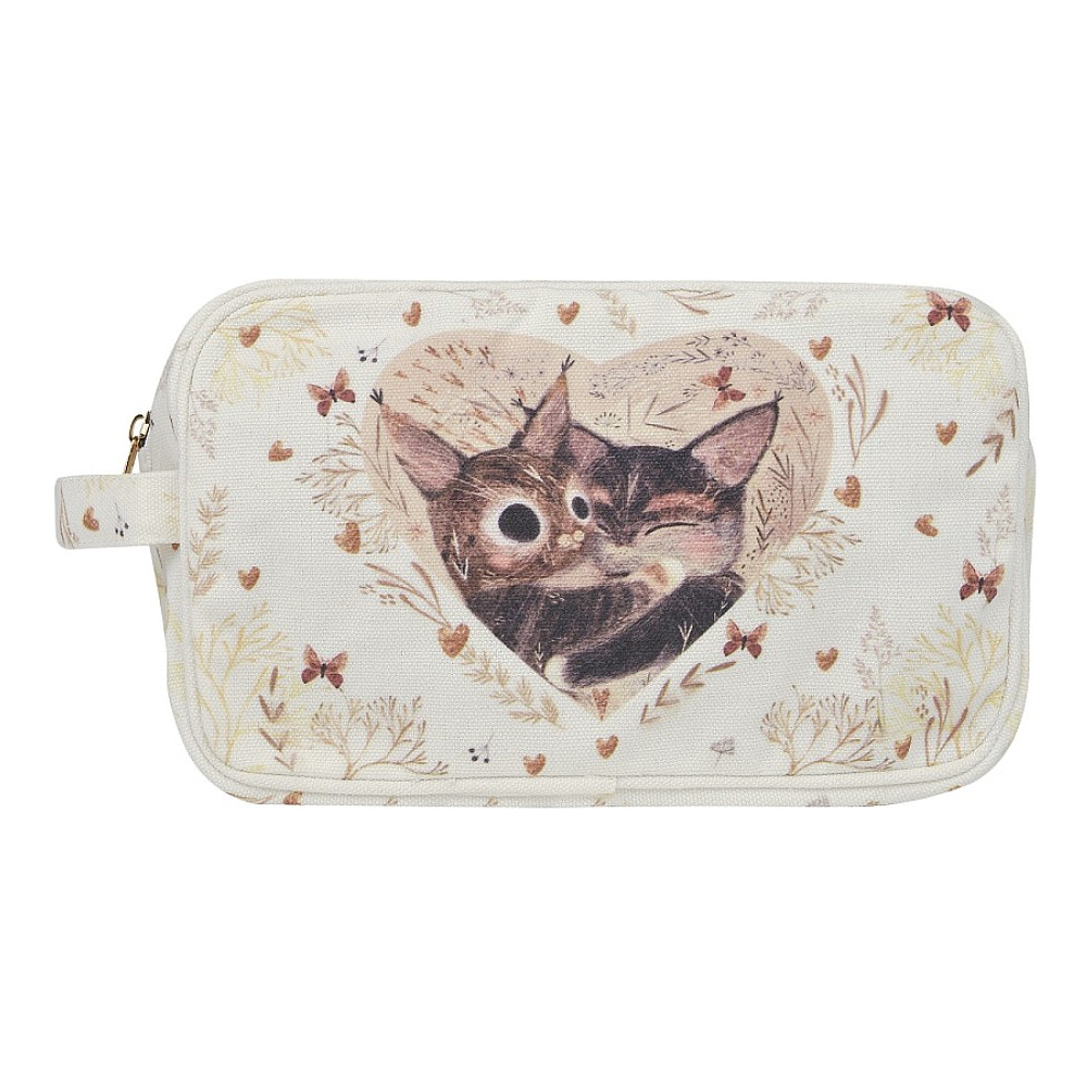 Косметичка "Love me. Котики приносят счастье" - 2