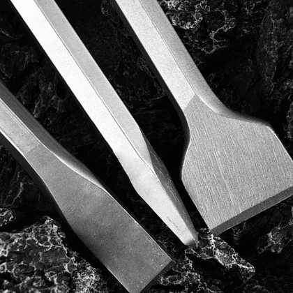 Зубило лопаточное Deli YS EDH-YBZ40250-E1, для перфоратора, 14 x 250 x 40 мм, SDS-PLUS - 2