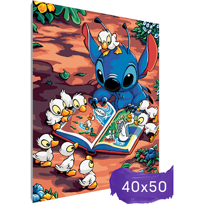 Картина по номерам "Стич" - 2 Картина по номерам "Стич" - 2