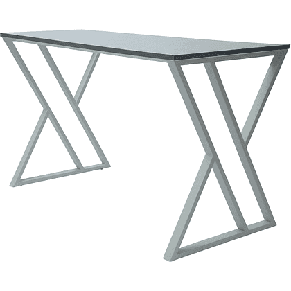 Стол письменный ALLERD GEON, белый муар, Металл Бруклин