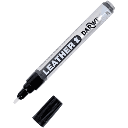 Маркер акриловый для кожи "Darwi", 2 мм, черный - 2
