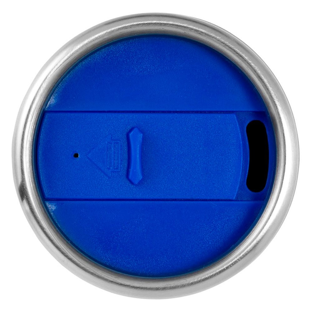 Кружка термическая "Elwood", металл, пластик, 470 мл, серебристый, синий - 4