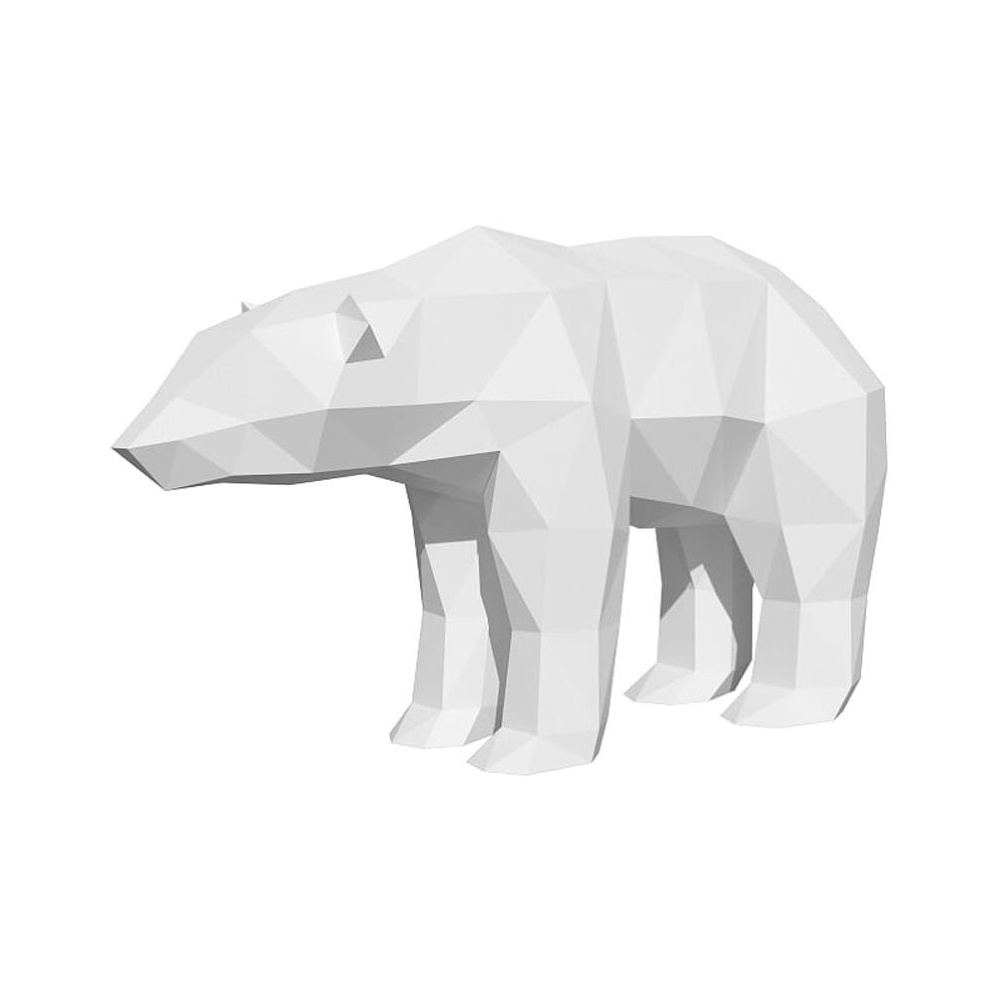 Набор для 3D моделирования "Полярный медведь", белый