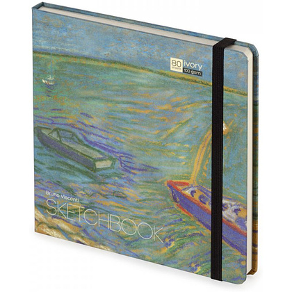Скетчбук "Bruno Visconti", 20x20 см, 100 г/м2, 80 листов, ассорти - 7