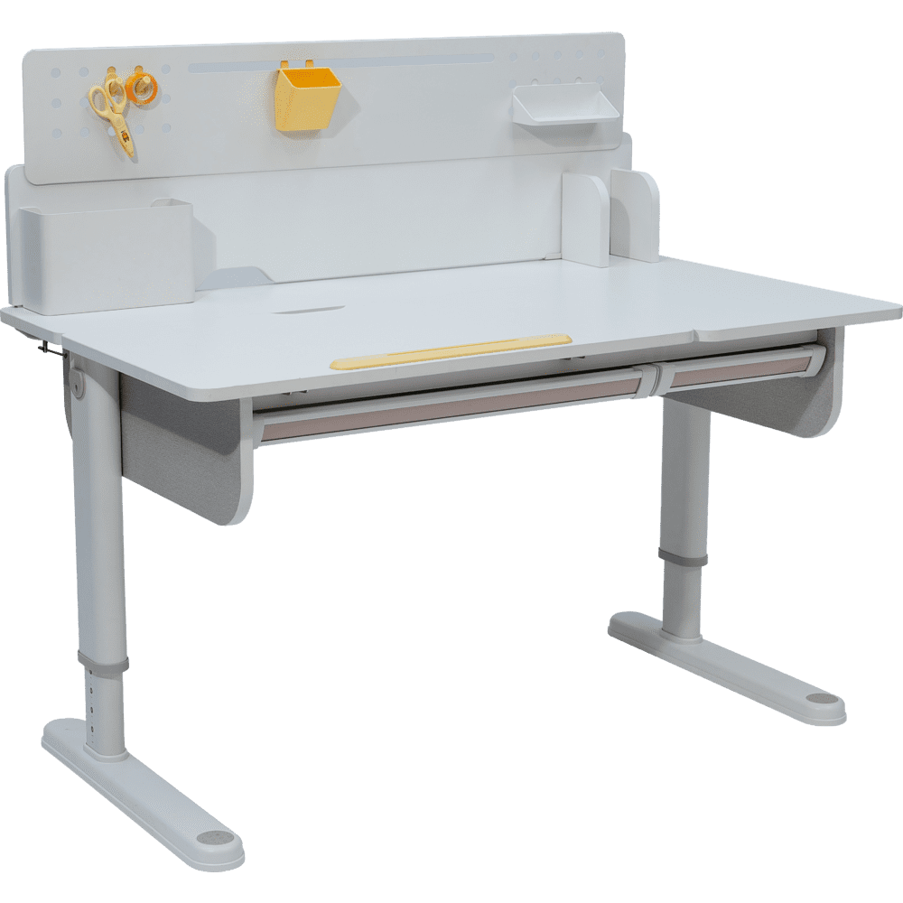 Комплект Ergosmart ученический Caravel: стол регулируемый Caravel, полка с подставкой для книг Wooden space - 15