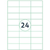 Самоклеящиеся этикетки универсальные "Rillprint", 70x37 мм, 15 листов, 24 шт, белый - 2
