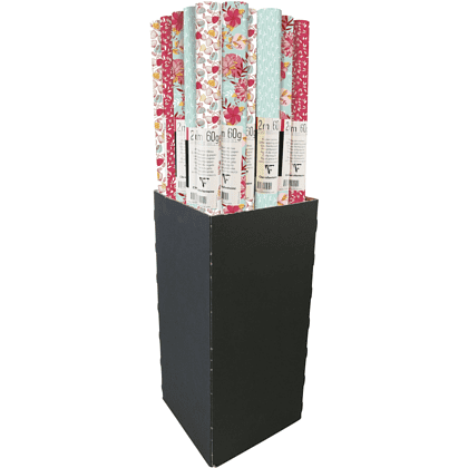 Бумага декоративная в рулоне "Flora", 2x0.7 м, ассорти - 2
