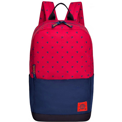 Рюкзак молодежный "OS", красный, синий - 2