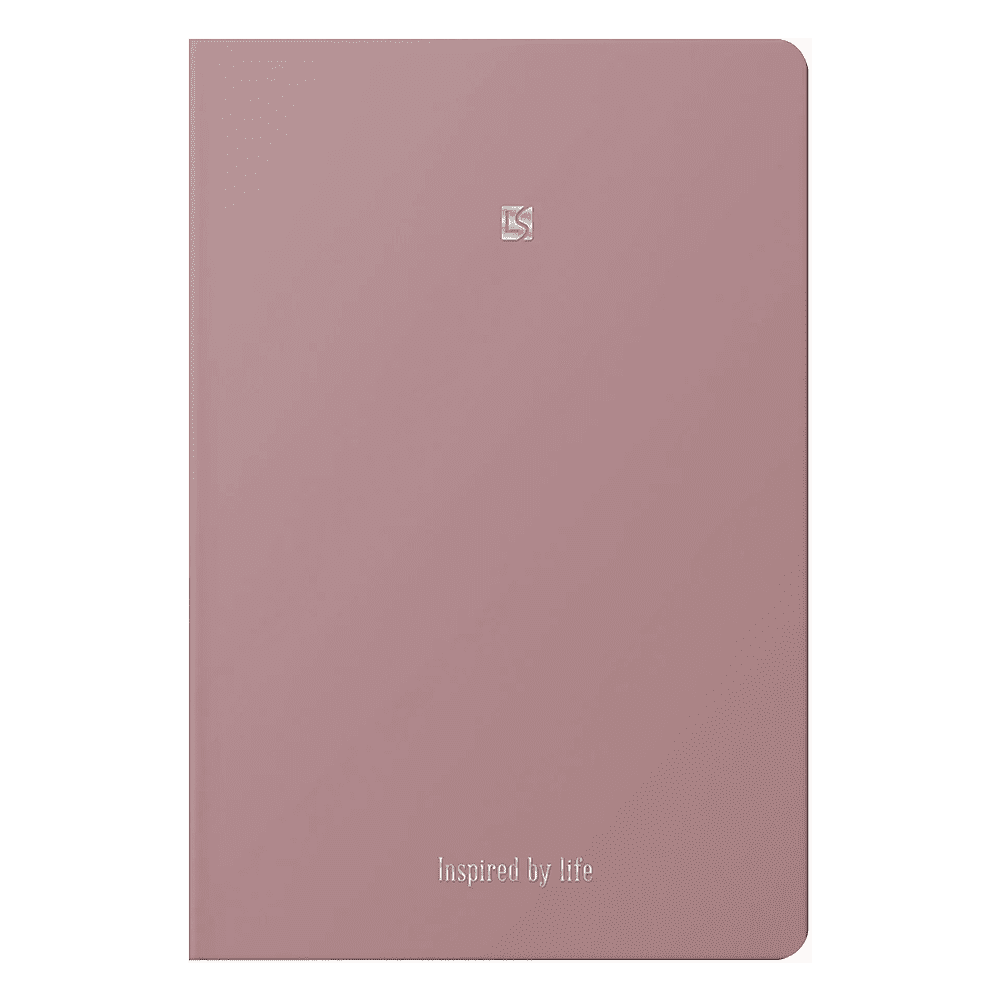 Тетрадь "Floreale. Cedar Rose", А4, 40 листов, клетка, скоба сбоку, розовый