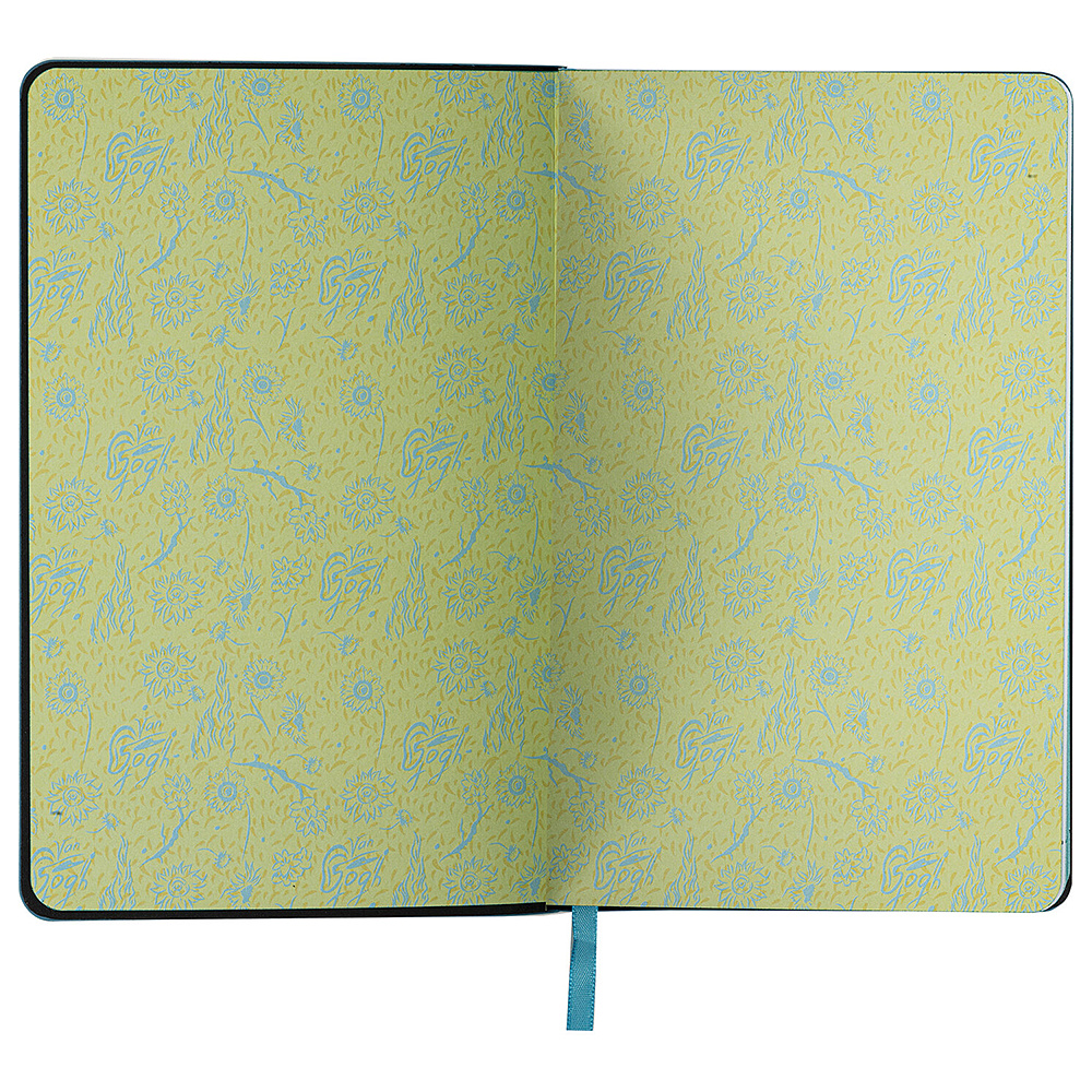 Ежедневник датированный "Цветущий миндаль", А5, 336 страниц, синий, 2023 - 5
