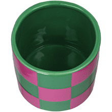 Кашпо "Blocks", доломит, розовый, зеленый