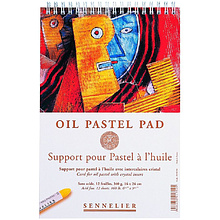 Блок бумаги для пастели "Oil Pastel Pad", 16x24 см, 340 г/м2, 12 листов