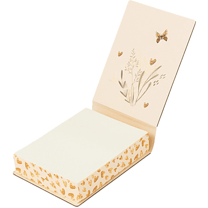 Блокнот "Love me. Котики приносят счастье", A6, 250 листов, нелинейный, склейка сверху, бежевый, золотой - 3