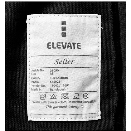 Рубашка-поло мужская "Seller", M, черный - 5