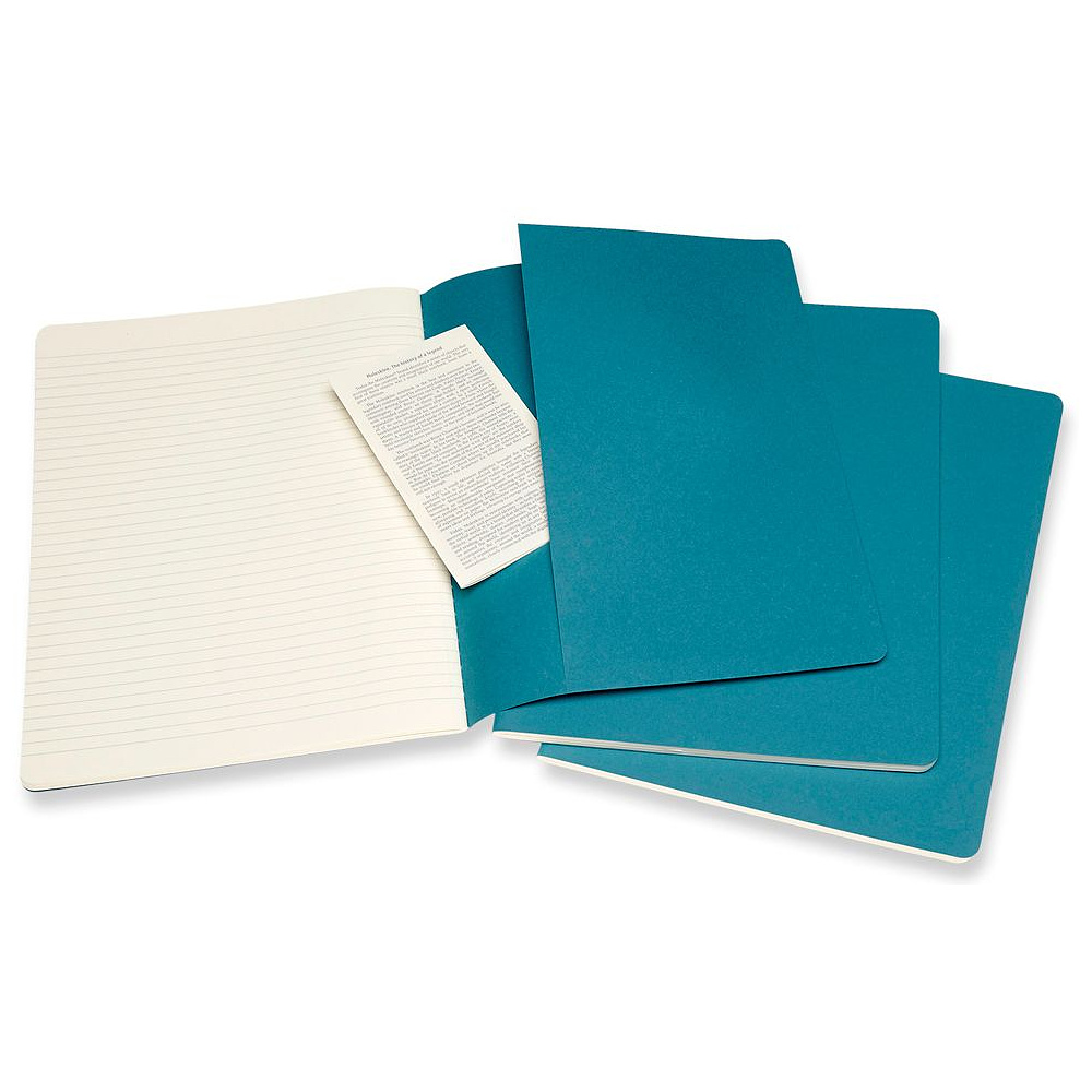Блокнот "Cahier Journal Xlarge", А4, 190x250 мм, 60 л, 3 шт, голубой - 8