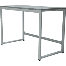 Стол письменный ALLERD RION, белый муар, Бетон