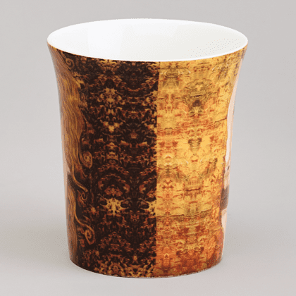 Кружка фарфоровая "Золотые слезы", 360 мл, коричневый - 2