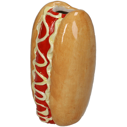 Ваза керамическая "Hotdog", 9.2х8х16.3 см, разноцветный - 3