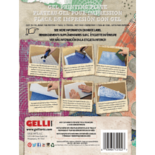 Пластина для печати "Gelli Arts", 22.9х30.5 см