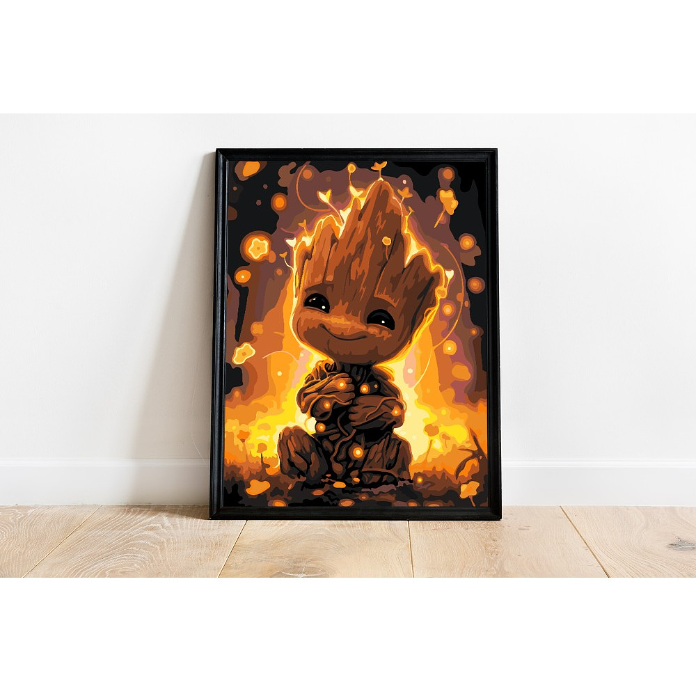 Картина по номерам "Малыш Грут" - 3 Картина по номерам "Малыш Грут" - 3