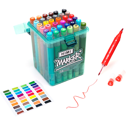 Набор маркеров художественных "Himi Miya", 36 шт/упак